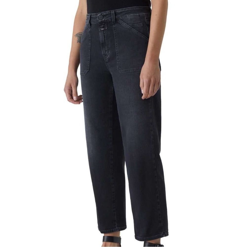 Closed A Better Blue Abe in Dark Grey‎ Organic Cotton Straight Leg Jeans Size 27